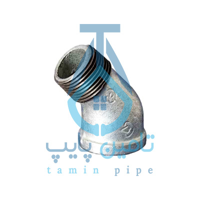 لوله چپقی 45 درجه مک